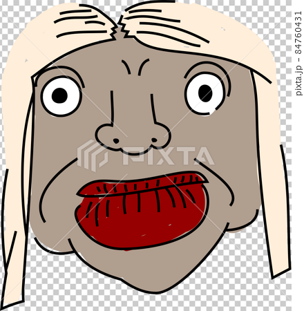 ugly face clip art
