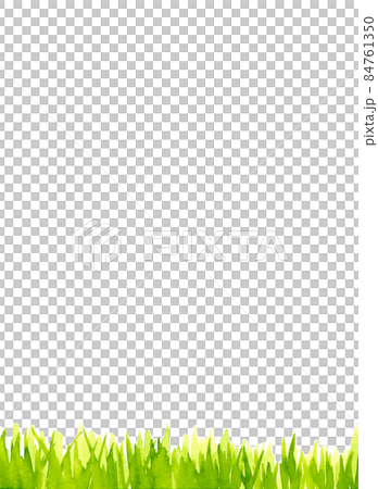 Lawn watercolor frame 84761350