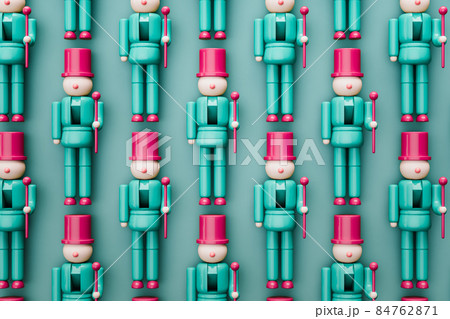 Nutcracker toys 3d rendering Nutcracker toys 3d rendering 84762871