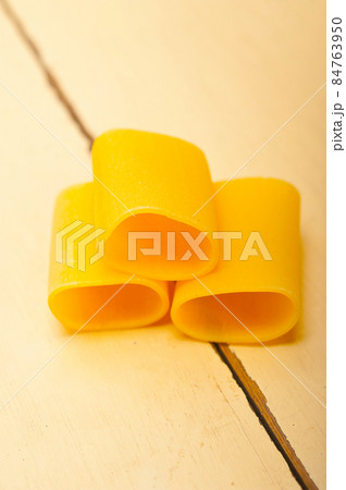 Italian pasta paccheri or schiaffoni Italian pasta paccheri or schiaffoni 84763950