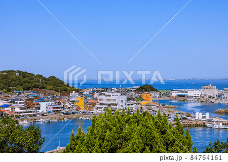 羽豆岬展望台から見た師崎港　愛知県 84764161