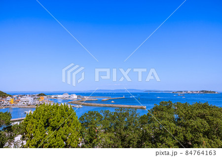 羽豆岬展望台から見た師崎港　愛知県 84764163