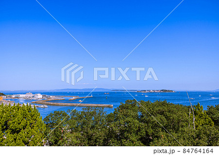 羽豆岬展望台から見た師崎港　愛知県 84764164