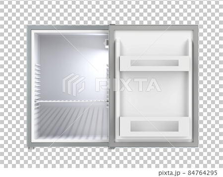 Open small refrigerator 84764295