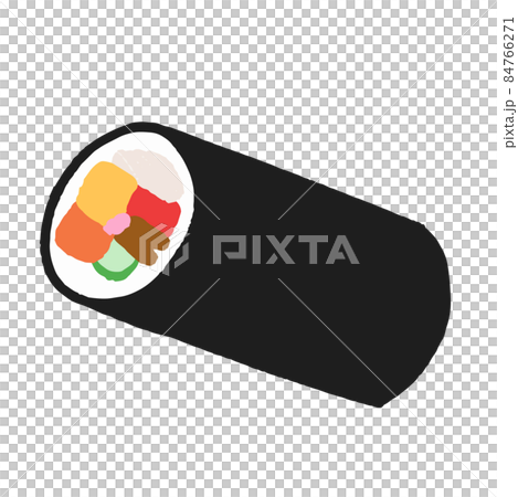 節分日常手繪厚卷插畫素材 84766271