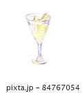 Lemon vodka cocktail 84767054