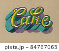 Lettering Cake 84767063