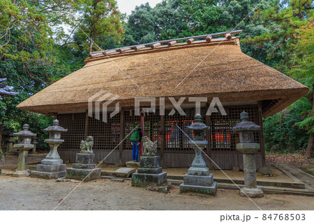 夜都伎神社7月4日に茅葺き葺き替え 2015年11月3日撮影 84768503