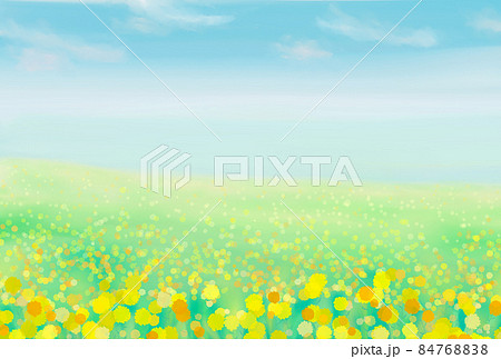 青空と草原 のイラスト素材 8476