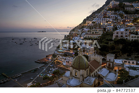 Amalfi Coast - Positano town in Italy 84772537