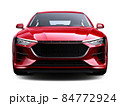 Red concept car - front view 84772924