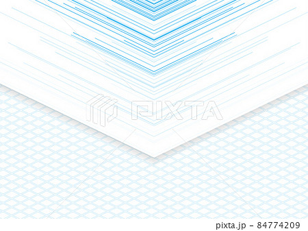 Blue minimal arrows abstract futuristic tech background 84774209