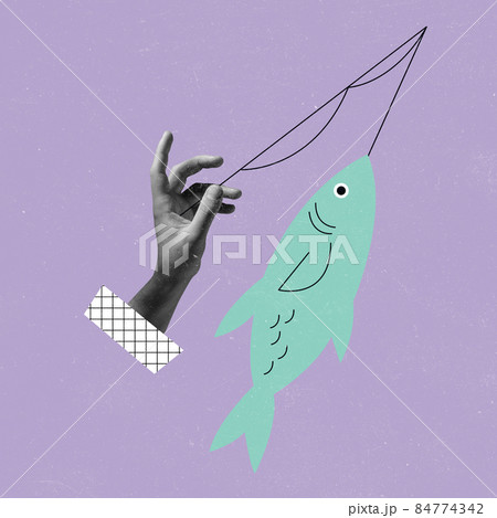 Hands aesthetic fishing on light background, artwork. Concept of human relation, community, togetherness, symbolism, surrealism. Hands aesthetic fishing on light background, artwork. Concept of human relation, community, togetherness, symbolism, surrealism. 84774342