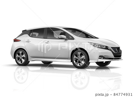 White electric car	 84774931