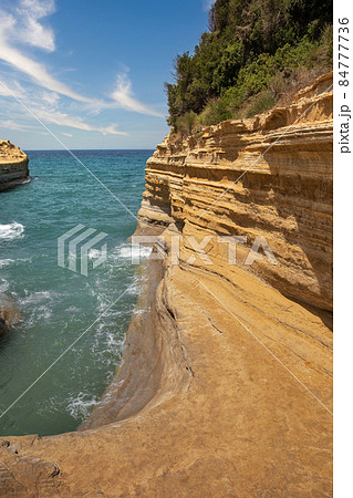 Canal D'amour on Corfu island, Greece 84777736