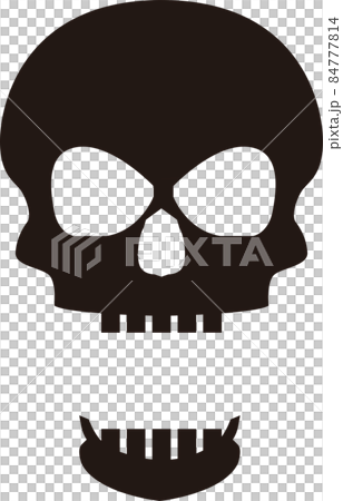 Skull, skull, skeleton illustration material Skull, skull, skeleton illustration material 84777814