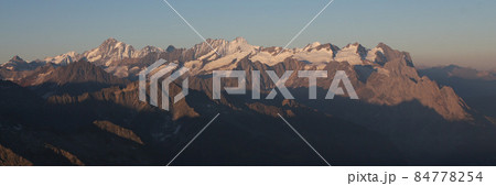 Mountain ranges seen from Mount Titlis, Switzerland. Mountain ranges seen from Mount Titlis, Switzerland. 84778254