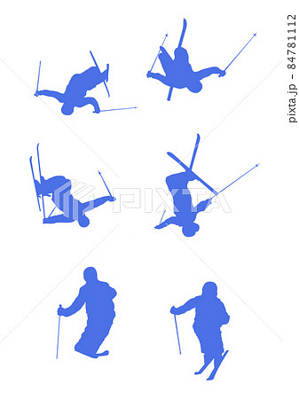 スキーモーグルイラスト スキーモーグルイラスト 84781112