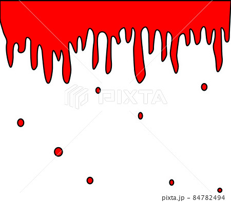 cartoon blood dripping