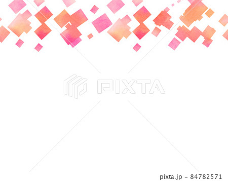 水彩のスクエア壁紙(シームレス) 水彩のスクエア壁紙(シームレス) 84782571