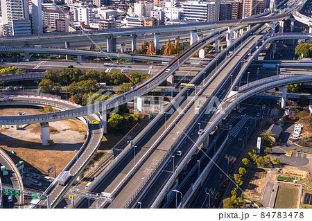 《大阪府》交通イメージ・東大阪ジャンクション 《大阪府》交通イメージ・東大阪ジャンクション 84783478
