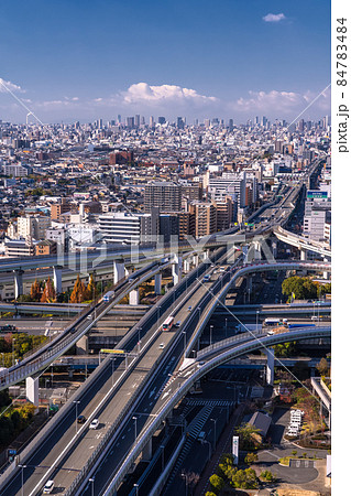 《大阪府》交通イメージ・東大阪ジャンクション 《大阪府》交通イメージ・東大阪ジャンクション 84783484