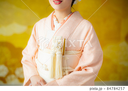 花嫁　色掛下　総絞り 84784257