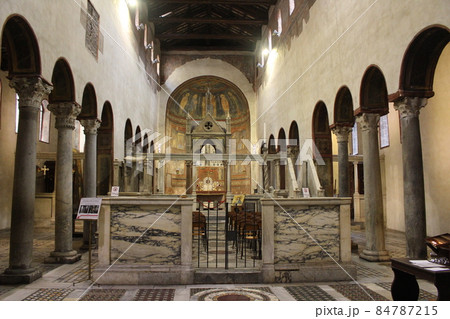 イタリア、ローマ、真実の口、サンタ・マリア・イン・コスメディン教会