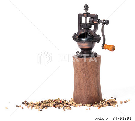 Pepper mill isolated on white Pepper mill isolated on white 84791391