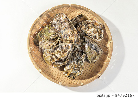産地直送の獲れたての生ガキ　冬の高級食材の牡蠣 84792167