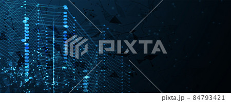 Neural network concept. Connected cells with links. High technology process. Abstract background Neural network concept. Connected cells with links. High technology process. Abstract background 84793421