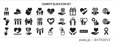 支援に関連したアイコンセット 支援に関連したアイコンセット 84793653