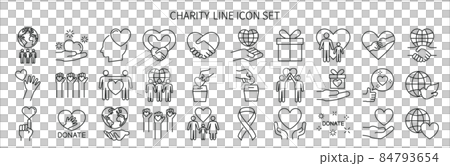 Assist related icon set 84793654