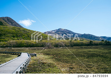 大分県九重町の長者原の風景	 84793694