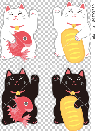 招き猫4匹 84793780