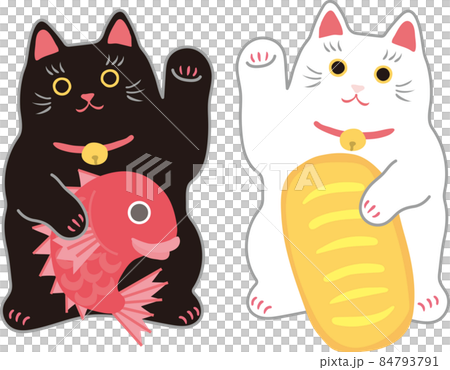 招き猫 まとめ売り 黒猫 白猫 両手招き 羽子板 招き猫 まとめ売り 黒猫 白猫 両手招き 羽子板 - 置物