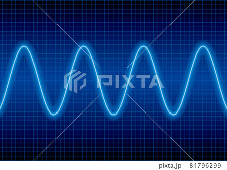 サインカーブ　科学のイメージ 84796299