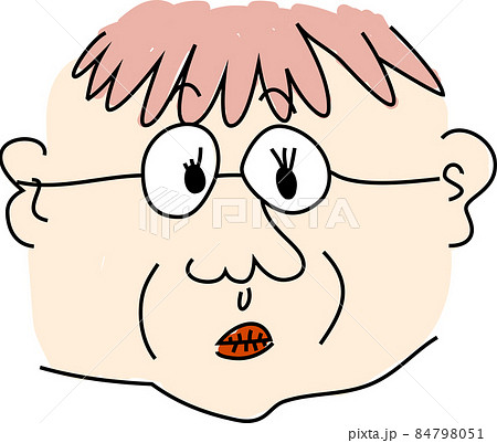 不揃いな人間の顔 独特 手描き 不揃いな人間の顔 独特 手描き 84798051