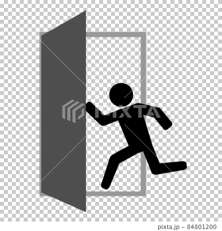 緊急出口圖標。 84801200