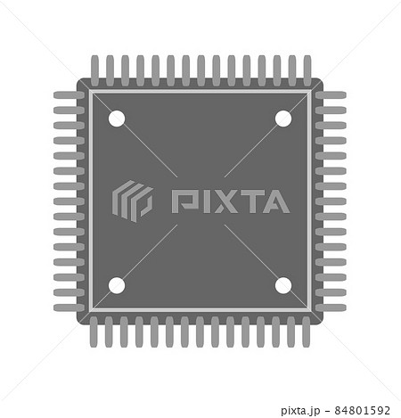 半導体のイラスト。半導体不足!! 84801592