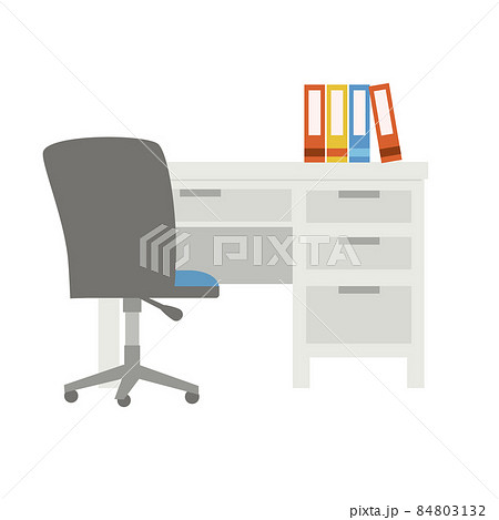 ビジネスデスクのイラスト ビジネスデスクのイラスト 84803132