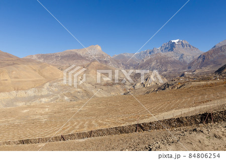 Yakwakang mountain, Mustang District, Nepal 84806254