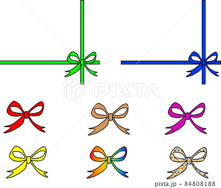 カラフルなりぼんのセット 84808188