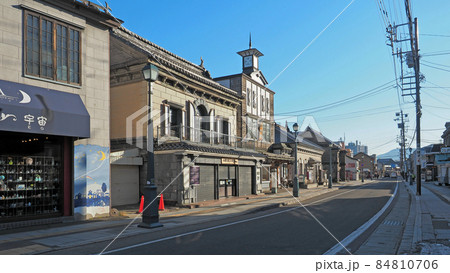 レトロストリート　小樽　堺町通り 84810706