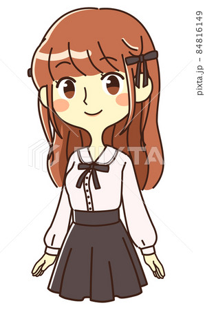 量産型女子　イラスト素材 84816149