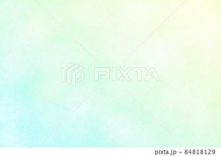 水彩風の背景イメージ/水色と黄緑 水彩風の背景イメージ/水色と黄緑 84818129