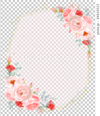 pink elegant frame png