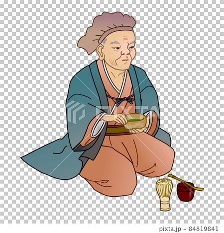 連歌師　村田珠光のイラスト 84819841