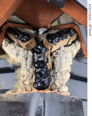 屋根施工中 84821814