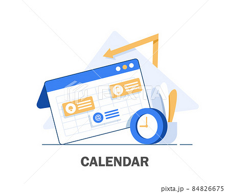Calendar deadline or event reminder notification Calendar deadline or event reminder notification 84826675